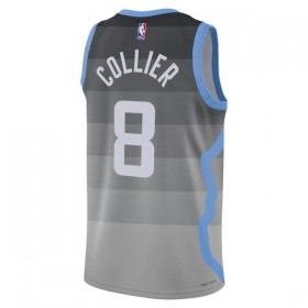 Maillot Homme Utah Jazz Isaiah Collier 2025-26 Nike City Edition Gris Swingman